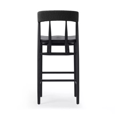 Four Hands Buxton Bar Stool - Black Oak