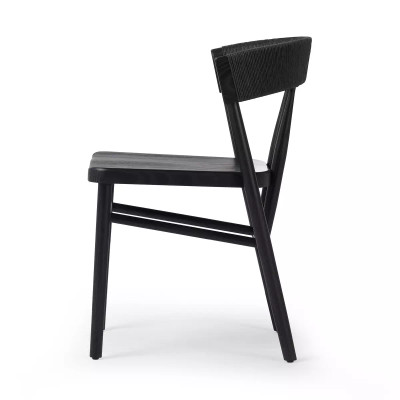 Four Hands Buxton Dining Chair - Black Oak