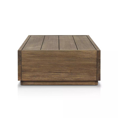 Four Hands Messo Outdoor Coffee Table - 70" - Stained Toasted Brown