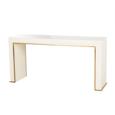 Modern History Minimal Console Table - White