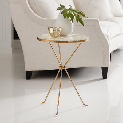 Modern History Onyx Spot Table