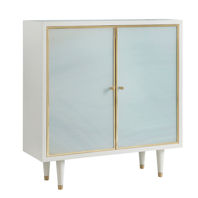 Modern History Seaglass Two Door Cabinet