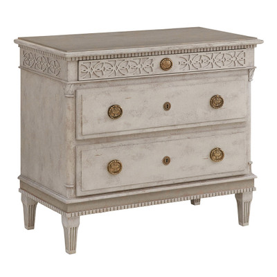 Modern History Small Gustavian Bedside Chest