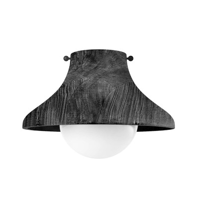 Coastal Living Surfside Wood Flush Mount - Ebony