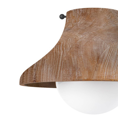 Coastal Living Surfside Wood Flush Mount - Natural