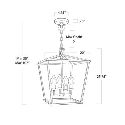 Coastal Living Hampton Outdoor Lantern