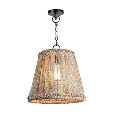 Coastal Living Augustine Outdoor Pendant Small - Weathered White