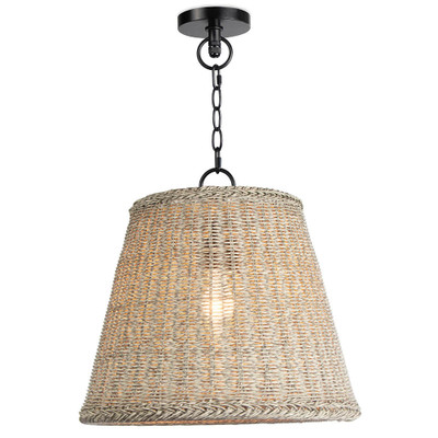 Coastal Living Augustine Outdoor Pendant Large - Weathered White