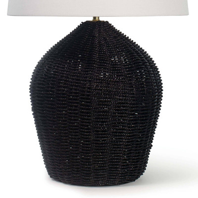 Coastal Living Georgian Table Lamp - Black