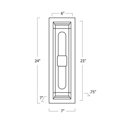 Coastal Living Montecito Up-Down Outdoor Sconce