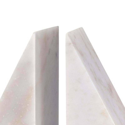 Regina Andrew Othello Marble Bookends - White