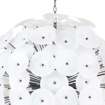 Regina Andrew Poppy Glass Chandelier Large - White