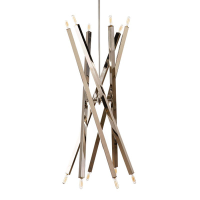 Regina Andrew Viper Chandelier - Polished Nickel