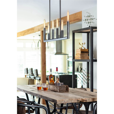 Regina Andrew Wolfe Linear Chandelier - Oil Rubbed Bronze