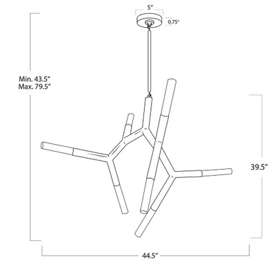 Regina Andrew Traveler Chandelier - Oil Rubbed Bronze