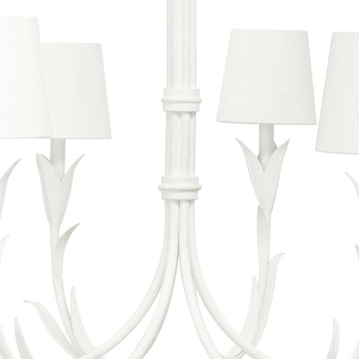 Regina Andrew River Reed Chandelier Small - White