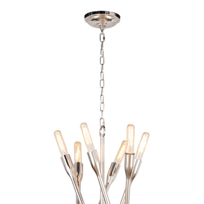 Regina Andrew Cobra Chandelier Large - Polished Nickel