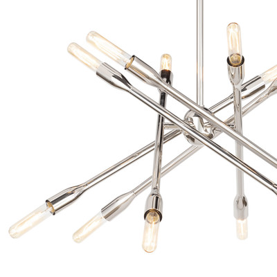 Regina Andrew Cobra Chandelier Small - Polished Nickel