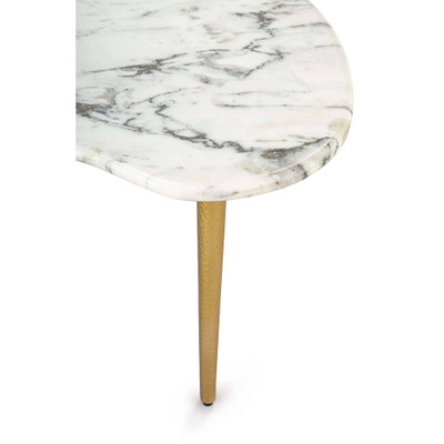 Regina Andrew Jagger Marble Cocktail Table - White