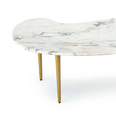 Regina Andrew Jagger Marble Cocktail Table - White