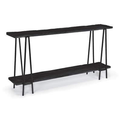 Regina Andrew Ash Reclaimed Wood Console Table - Black