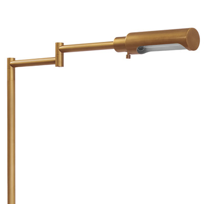 Regina Andrew Noble Floor Task Reading Lamp - Natural Brass