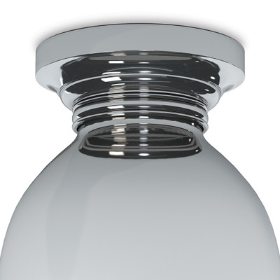 Regina Andrew Pantry Flush Mount - Polished Nickel