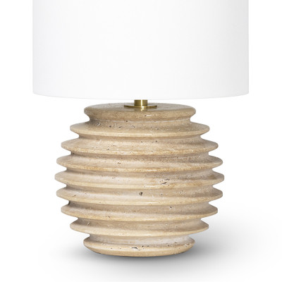 Regina Andrew Thea Travertine Mini Lamp - Natural