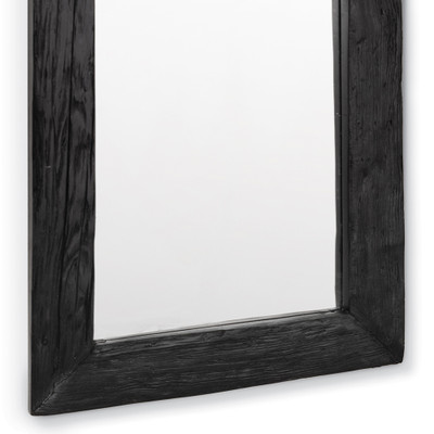 Regina Andrew Ash Reclaimed Wood Frame Mirror - Black