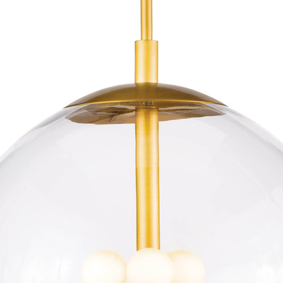 Regina Andrew Cafe Pendant Medium - Natural Brass
