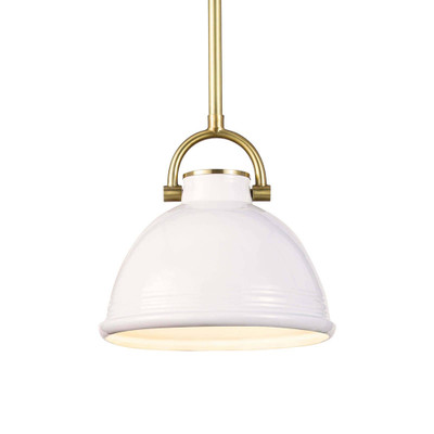 Regina Andrew Eloise Ceramic Pendant Small - White