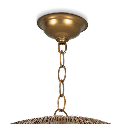 Regina Andrew Fresco Metal Pendant - Brass