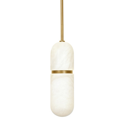 Regina Andrew Salon Pendant - Natural Brass