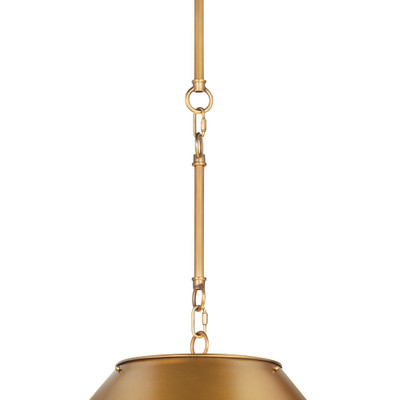 Regina Andrew Reese Pendant - Natural Brass