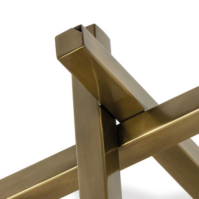 Regina Andrew Intersecting Sculpture - Brass