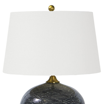 Regina Andrew Harbor Ceramic Table Lamp - Black