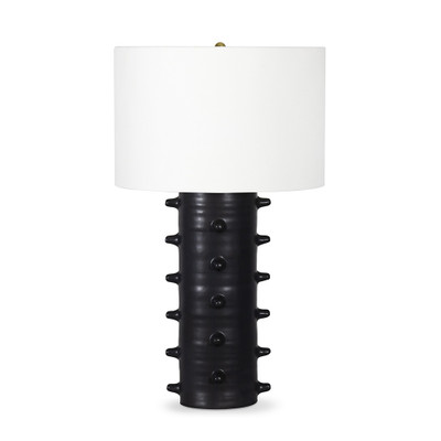 Regina Andrew Spruce Ceramic Table Lamp - Black