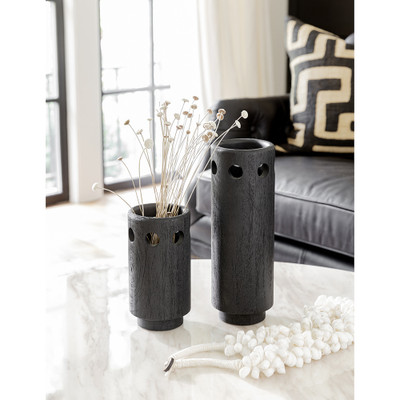 Regina Andrew Savior Vase Set - Black