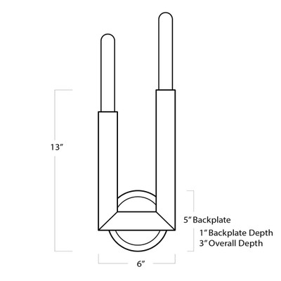 Regina Andrew Wolfe Sconce - Polished Nickel