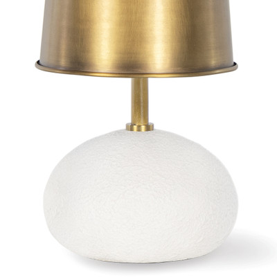 Southern Living Hattie Concrete Mini Lamp - Natural Brass