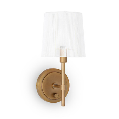 Southern Living Franklin Sconce - Natural Brass