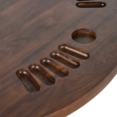 Amber Lewis x Four Hands Mayfield Poker Table - Dark Guanacaste - 51 X 30