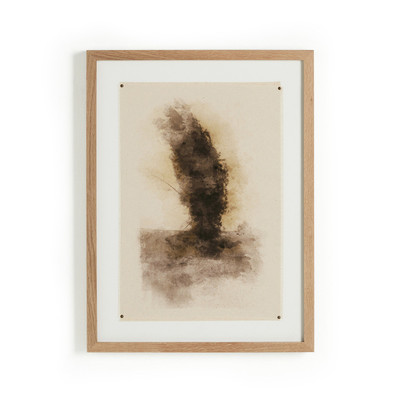 Amber Lewis x Four Hands Washed Lands I by Coup D'esprit - Vertical Grain 1.5 White Oak - 18 X 24