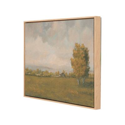 Amber Lewis x Four Hands Misty Morning Cabin by Lori Marie - Vertical Grain White Oak Floater - 18 X 24