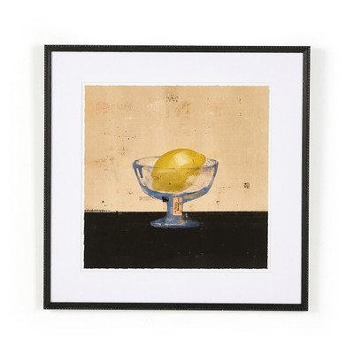 Amber Lewis x Four Hands Lemon Cup by Coup D'esprit - 1.0 Brimfield Black - 24 X 24