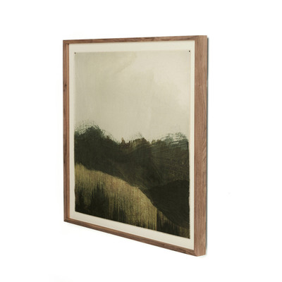 Amber Lewis x Four Hands Lands 2 by Dan Hobday - Rustic 2.5 Walnut - 48 X 48