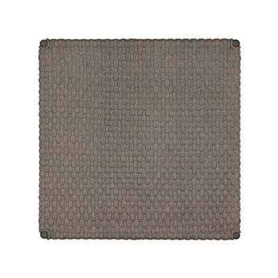 Amber Lewis x Four Hands Savio Outdoor Coffee Table - Stained Saddle Brown - Dark Textured Woven