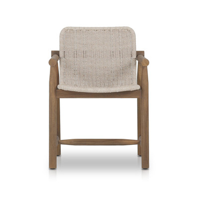 Amber Lewis x Four Hands Dume Outdoor Dining Armchair - Vintage White