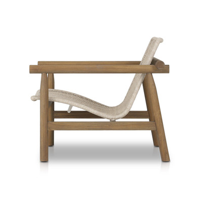 Amber Lewis x Four Hands Dume Outdoor Chair - Vintage White