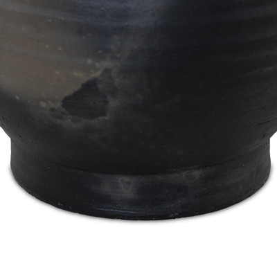 Amber Lewis x Four Hands Sesto Vessel - Aged Black Terracotta